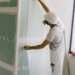 a construction worker working at site