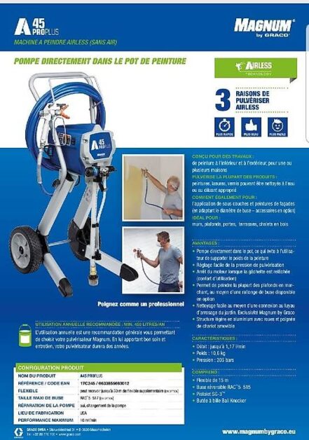 louez un pistolet à peinture chez brico en 2025 pour vos projets de rénovation et décoration. facile d'utilisation, performant et disponible à prix attractif.